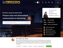 Tablet Screenshot of firecom.nl